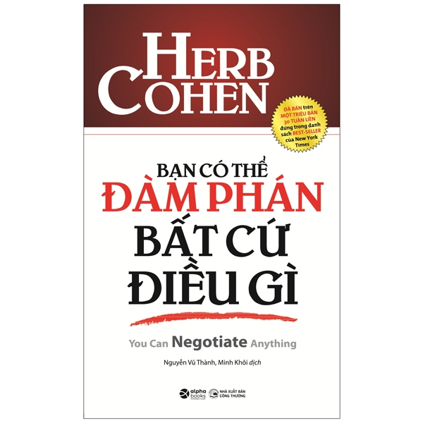 bạn có thể đàm phán bất cứ điều gì