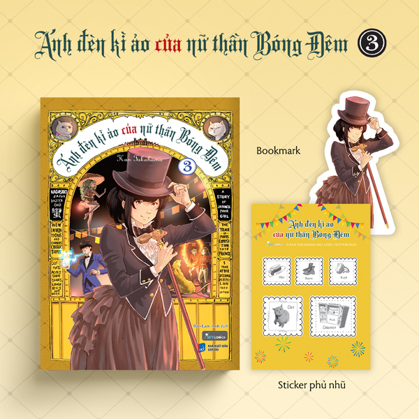 Bộ
						
										
										Ánh Đèn Kì Ảo Của Nữ Thần Bóng Đêm - Tập 3 - Tặng Kèm Bookmark Bồi Cứng + Sticker Phủ Nhũ