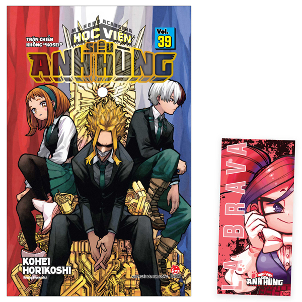Bộ My Hero Academia - Học Viện Siêu Anh Hùng - Tập 39 - Trận Chiến Không “Kosei” - Tặng Kèm Bookmark