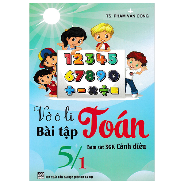 vở ô li bài tập toán 5/1 (bám sát sgk cánh diều)